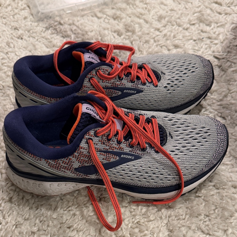Brooks Men's Athletic Shoes in Gray and Orange